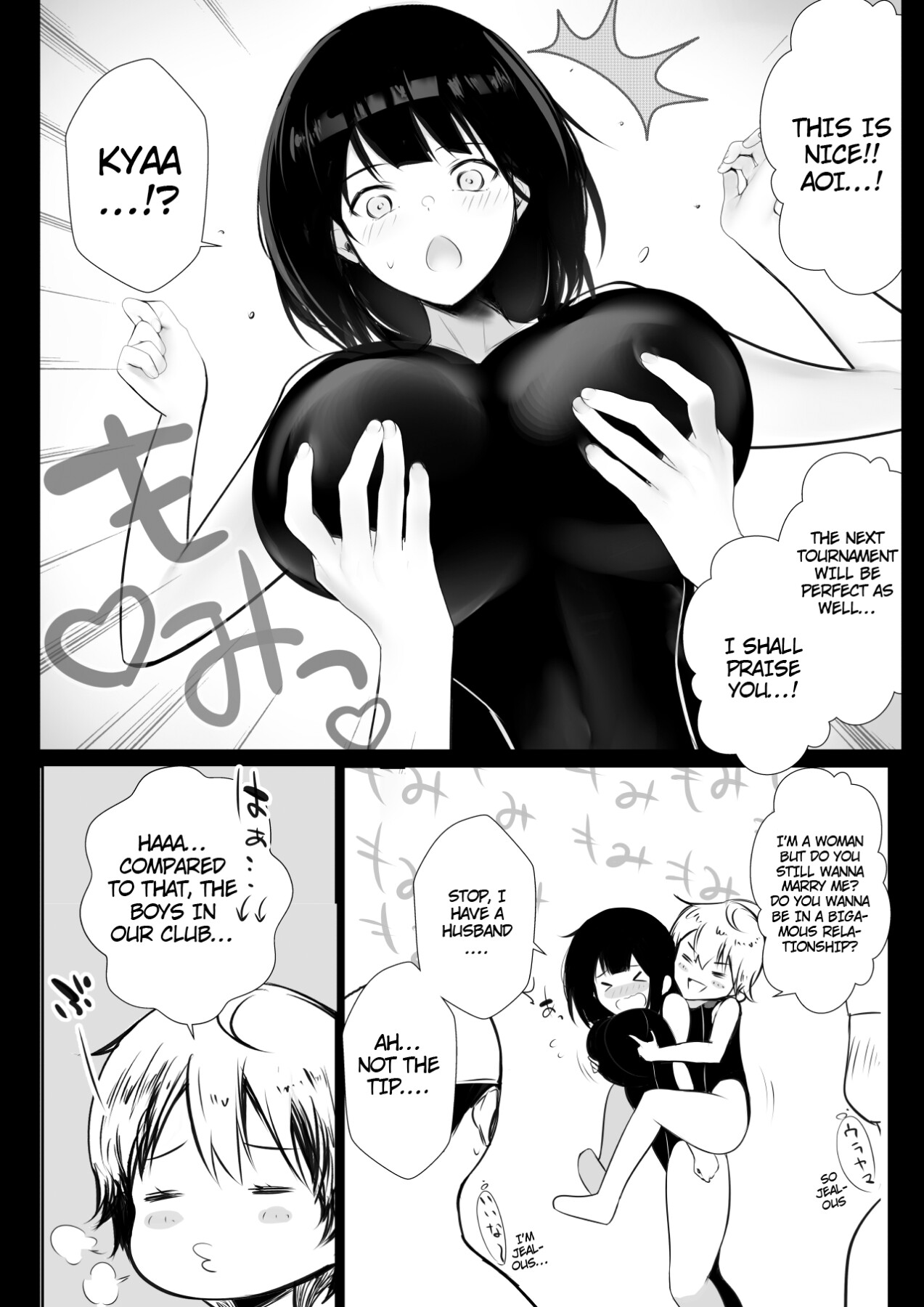 Hentai Manga Comic-I Witnessed The Big Breasted Schoolgirl Who Was Only Nice To Me having Sex With Another Man 7-Read-7